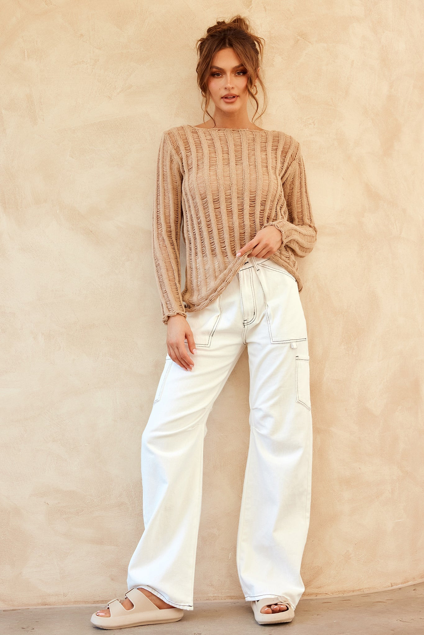 East End Top - Mocha | Sage and Paige AUS.
