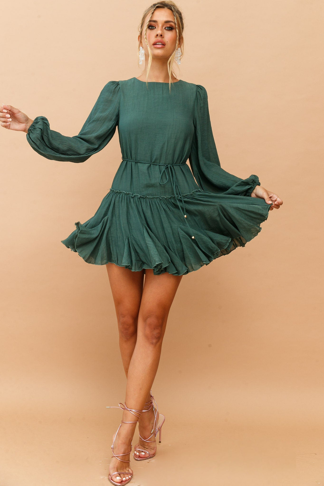 In The Bare Dress - Green | Sage and Paige AUS.