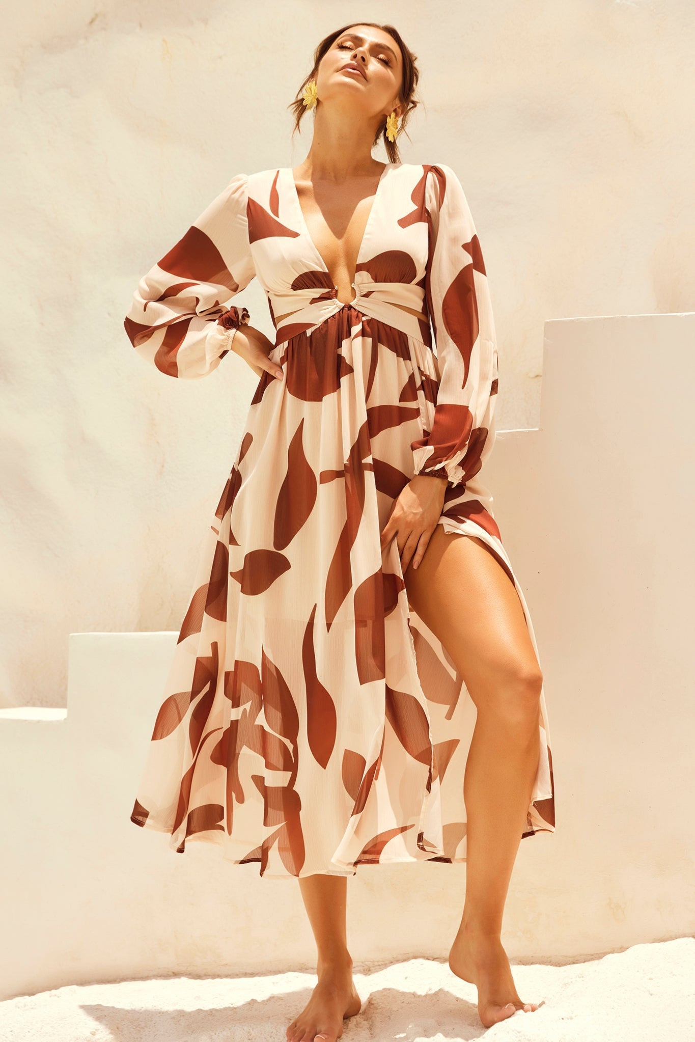 All Time Fave Midi Dress - Wine | Sage and Paige AUS.