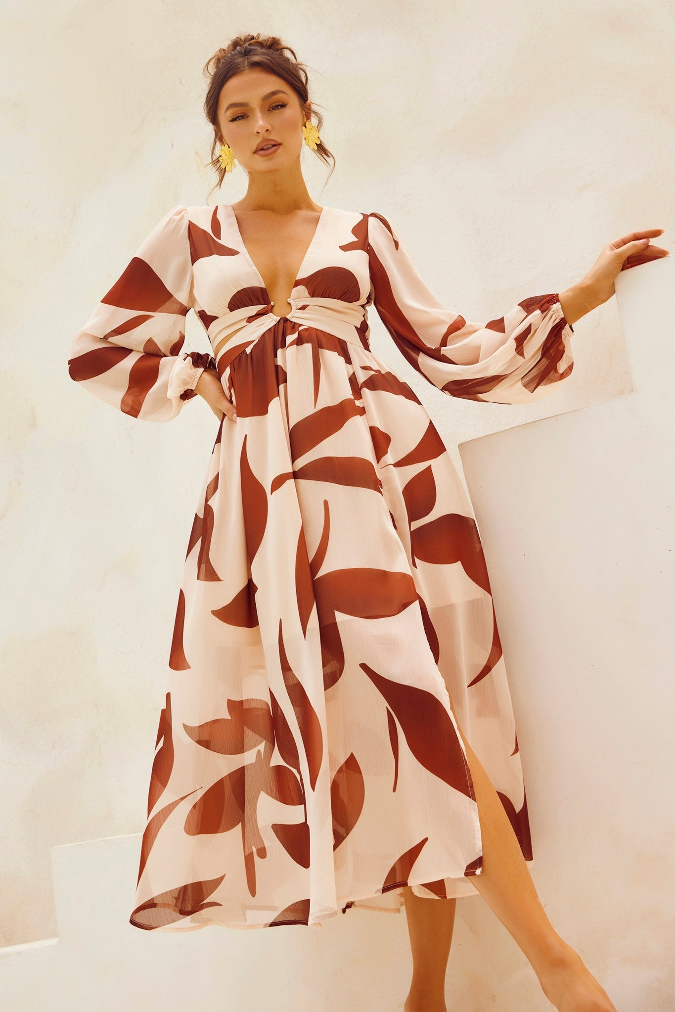 All Time Fave Midi Dress - Wine | Sage and Paige AUS.