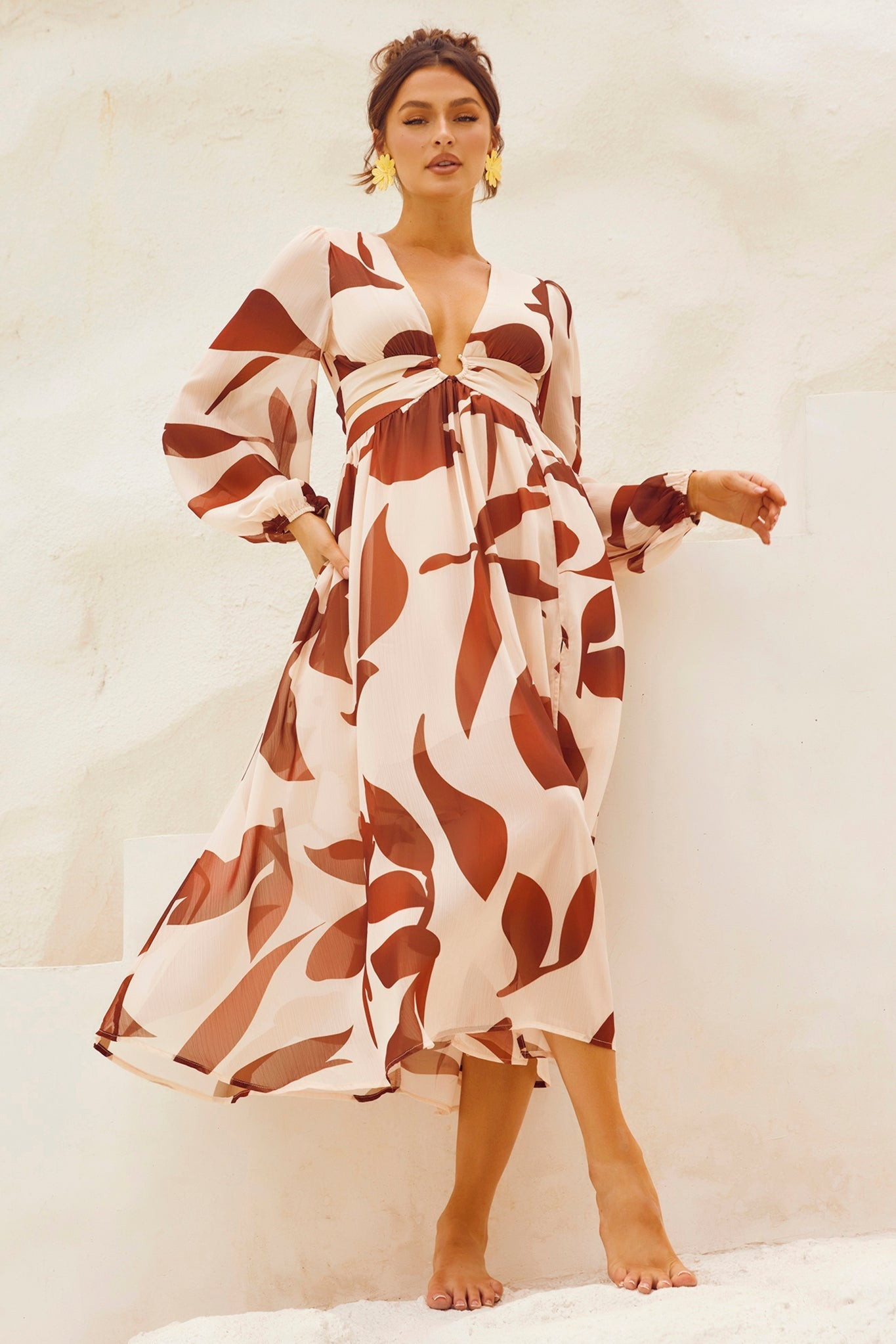 All Time Fave Midi Dress - Wine | Sage and Paige AUS.