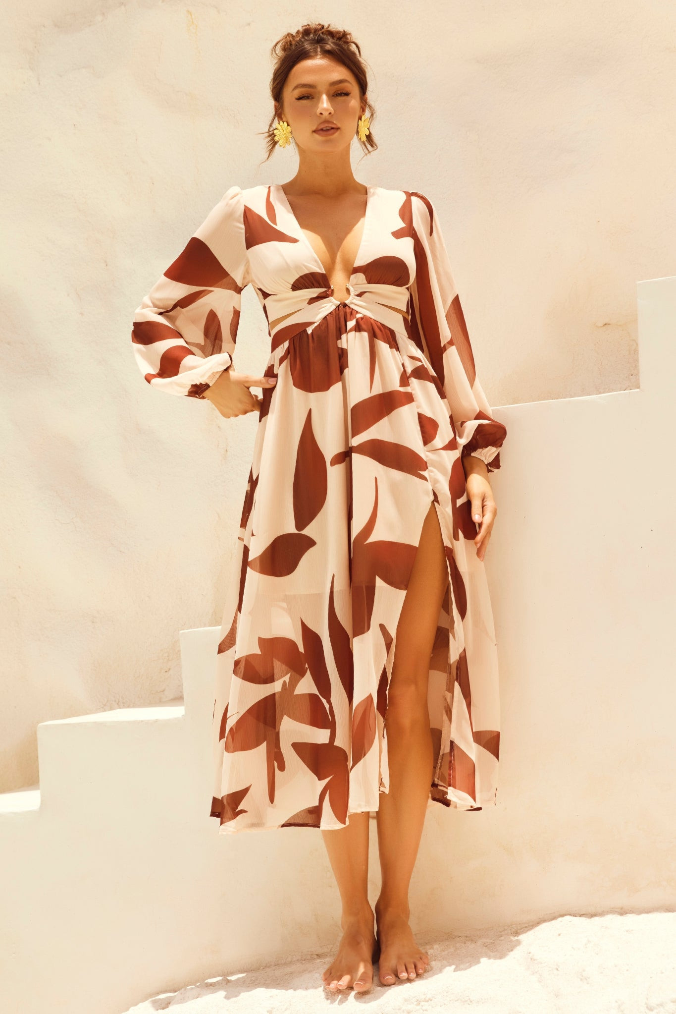 All Time Fave Midi Dress - Wine | Sage and Paige AUS.