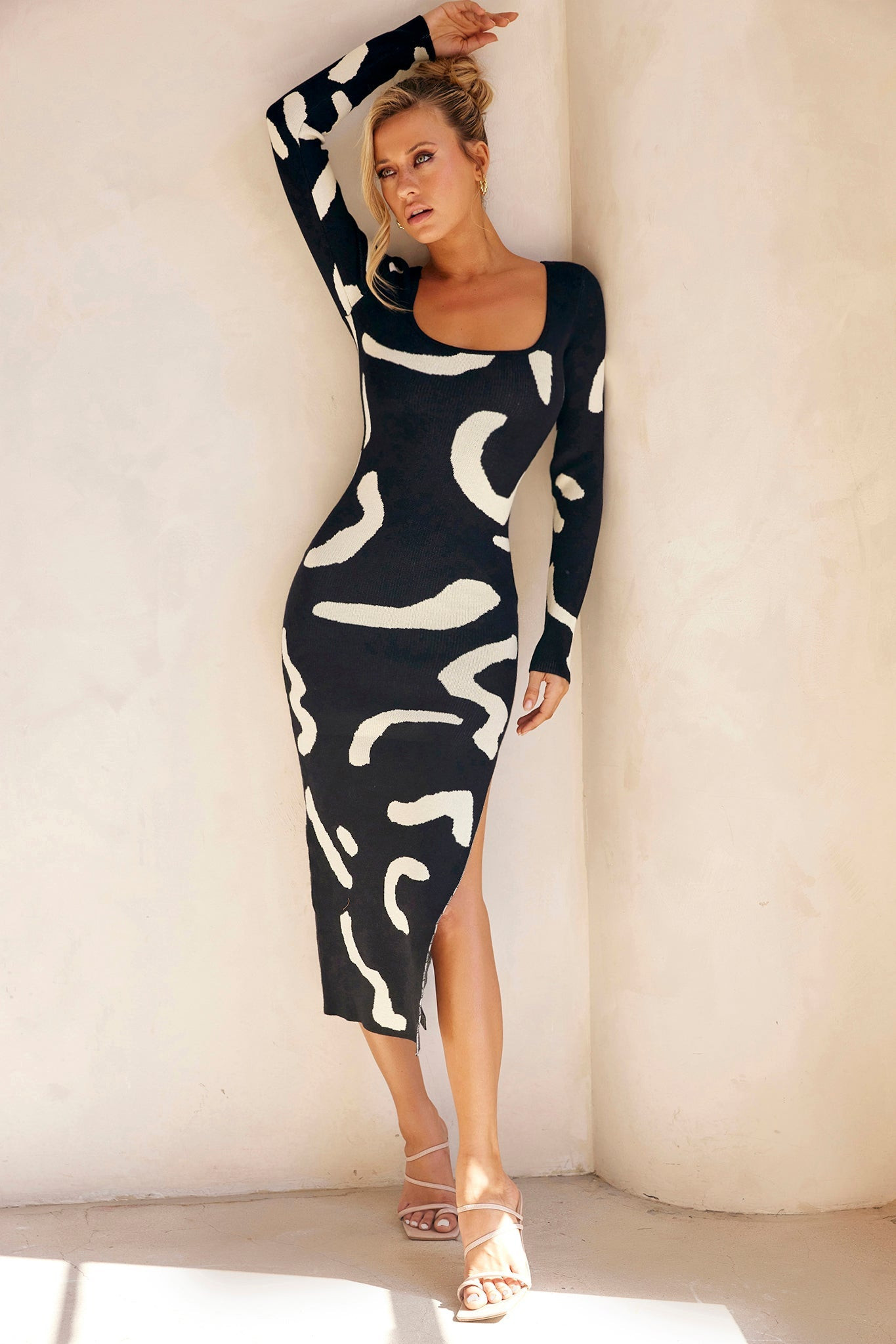 Wish I Had You Midi Dress - Black | Sage and Paige AUS.