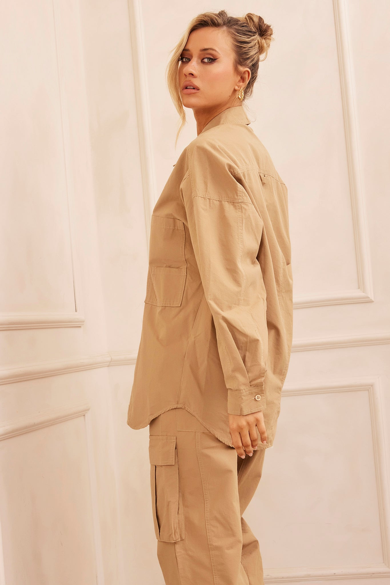 Dreamweaver Shirt - Sand | Sage and Paige AUS.