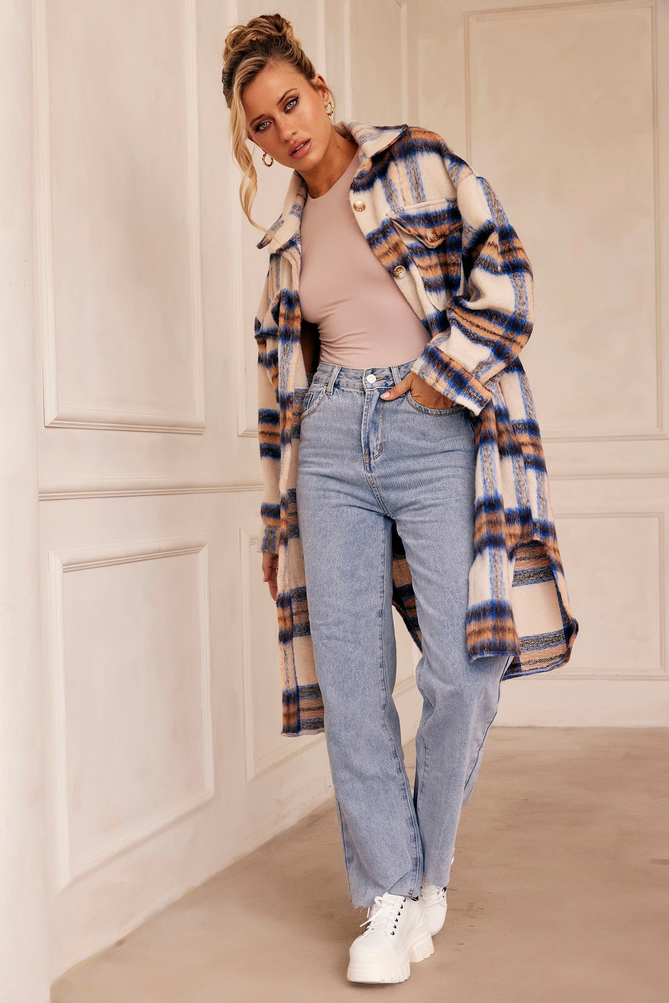 Players Coat - Beige | Sage and Paige AUS.