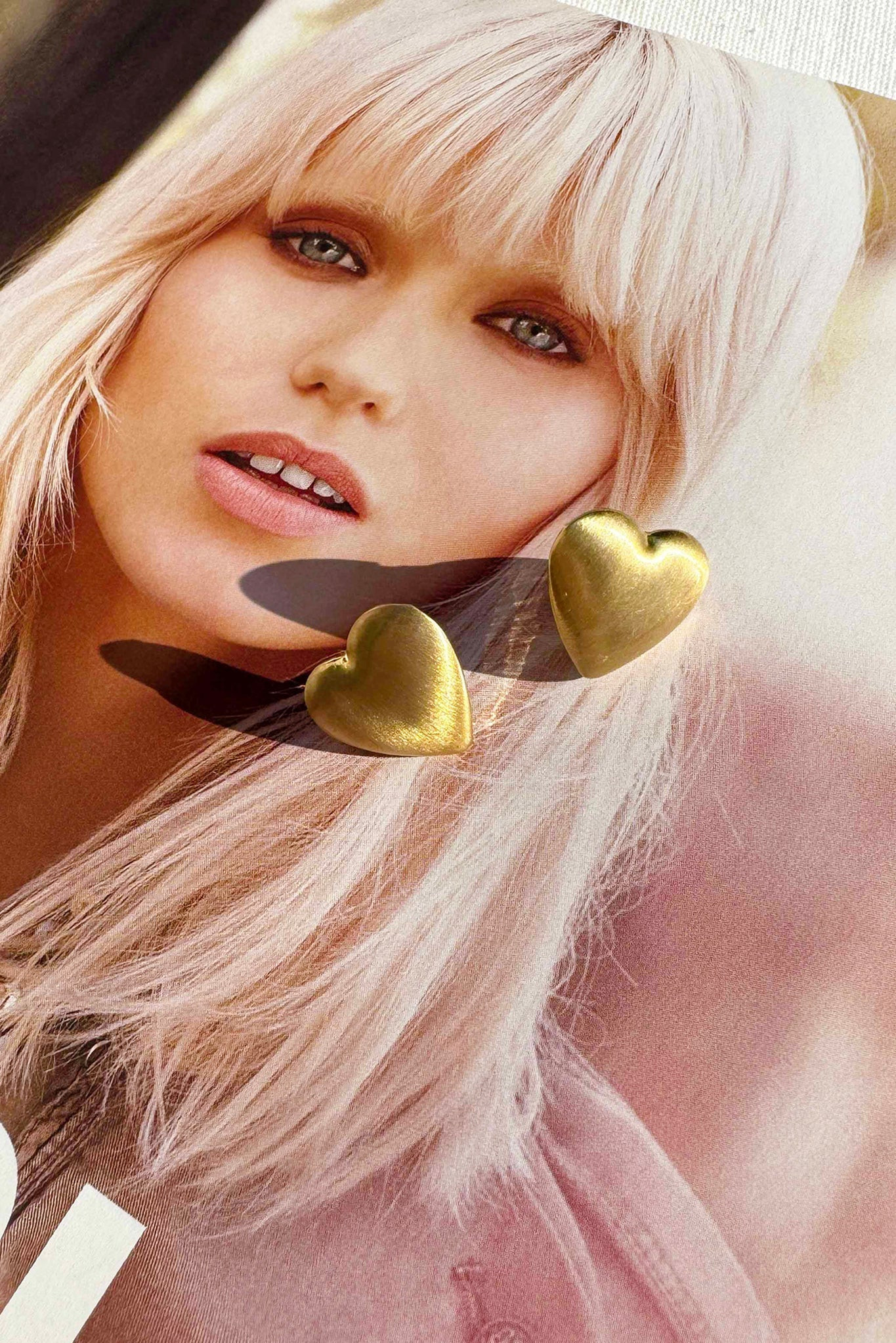 Heart Beat Earrings - Gold | Sage and Paige AUS.