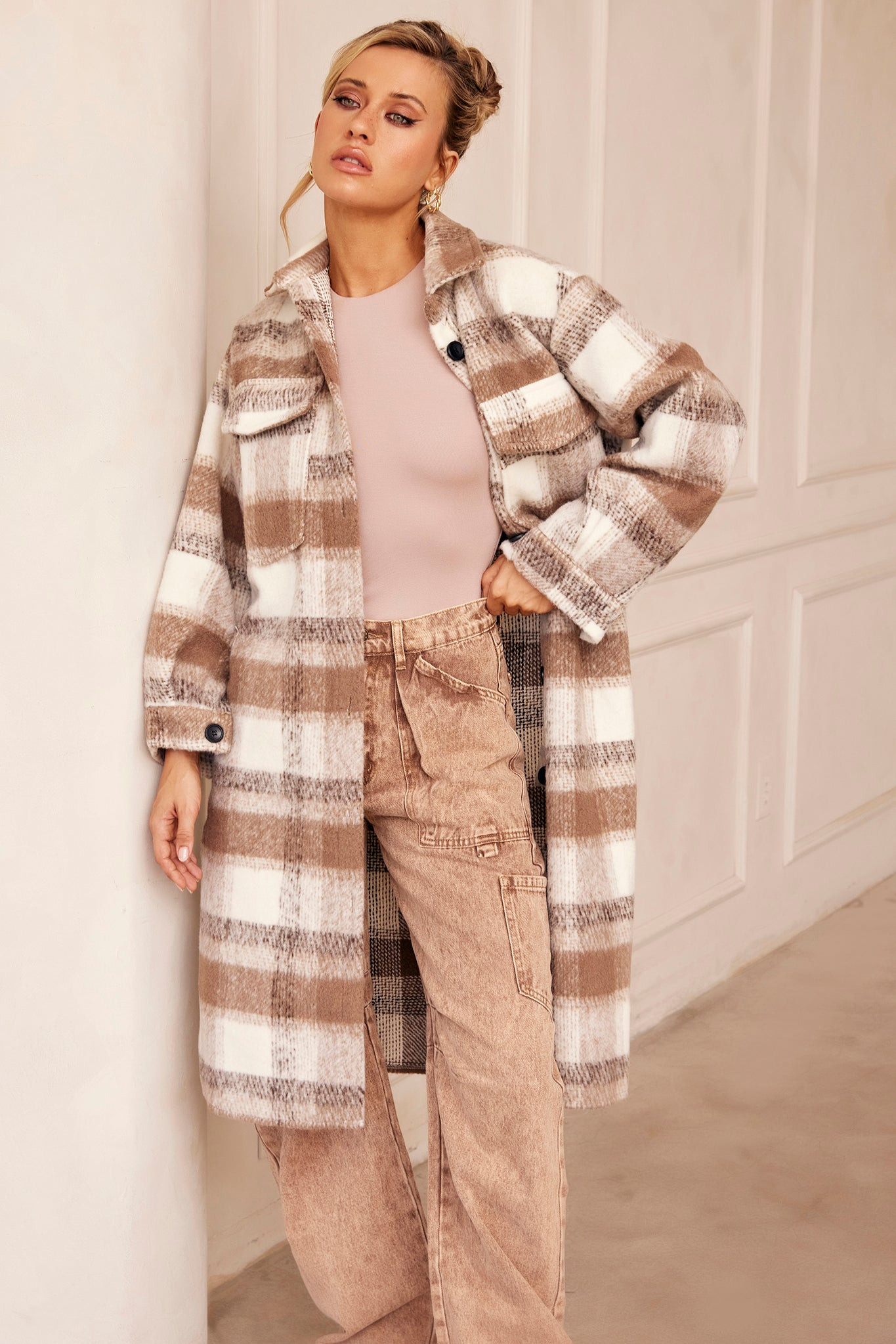 Mollison Coat - Beige | Sage and Paige AUS.