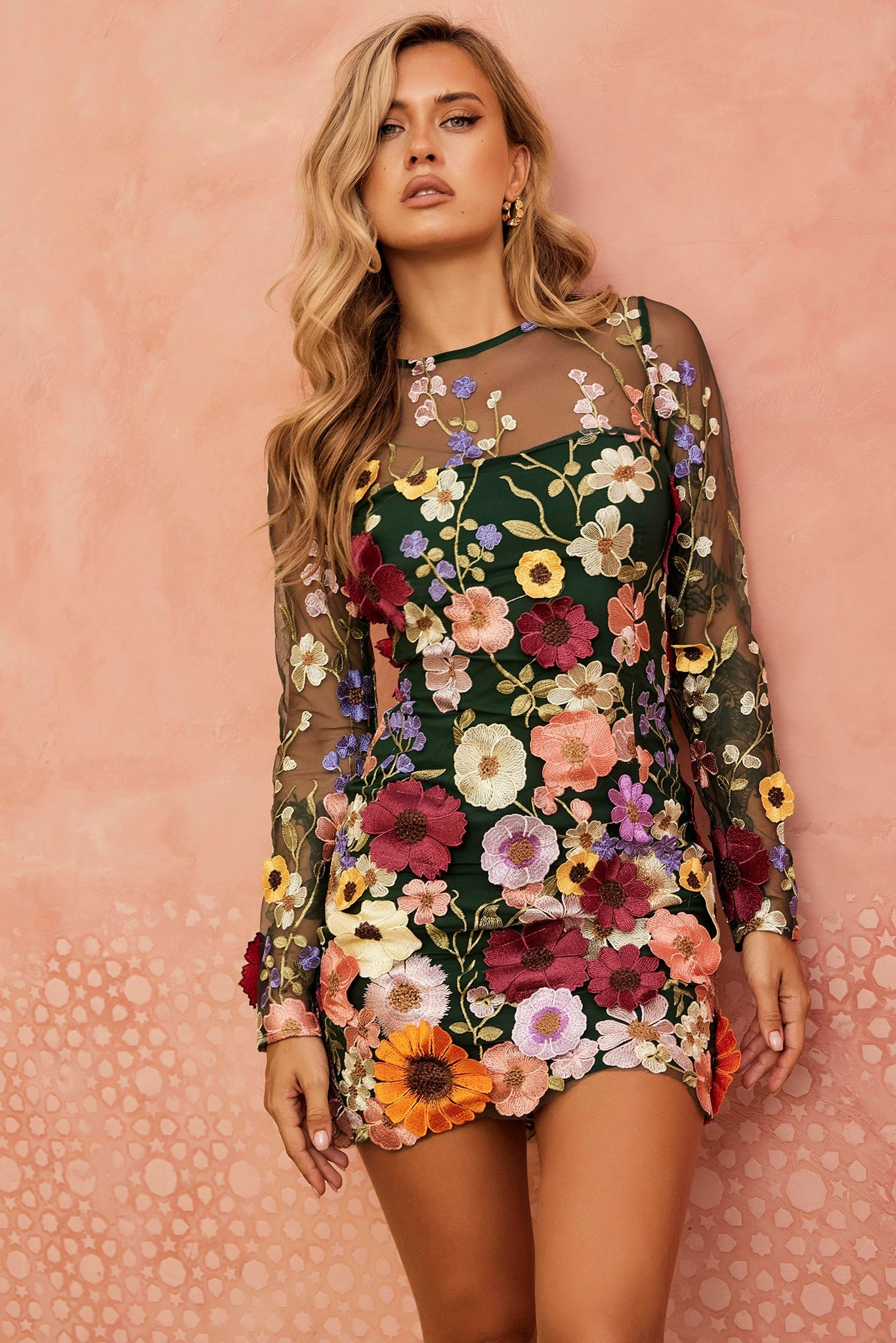 My Luck Mini Dress - Forest Green | Sage and Paige AUS.