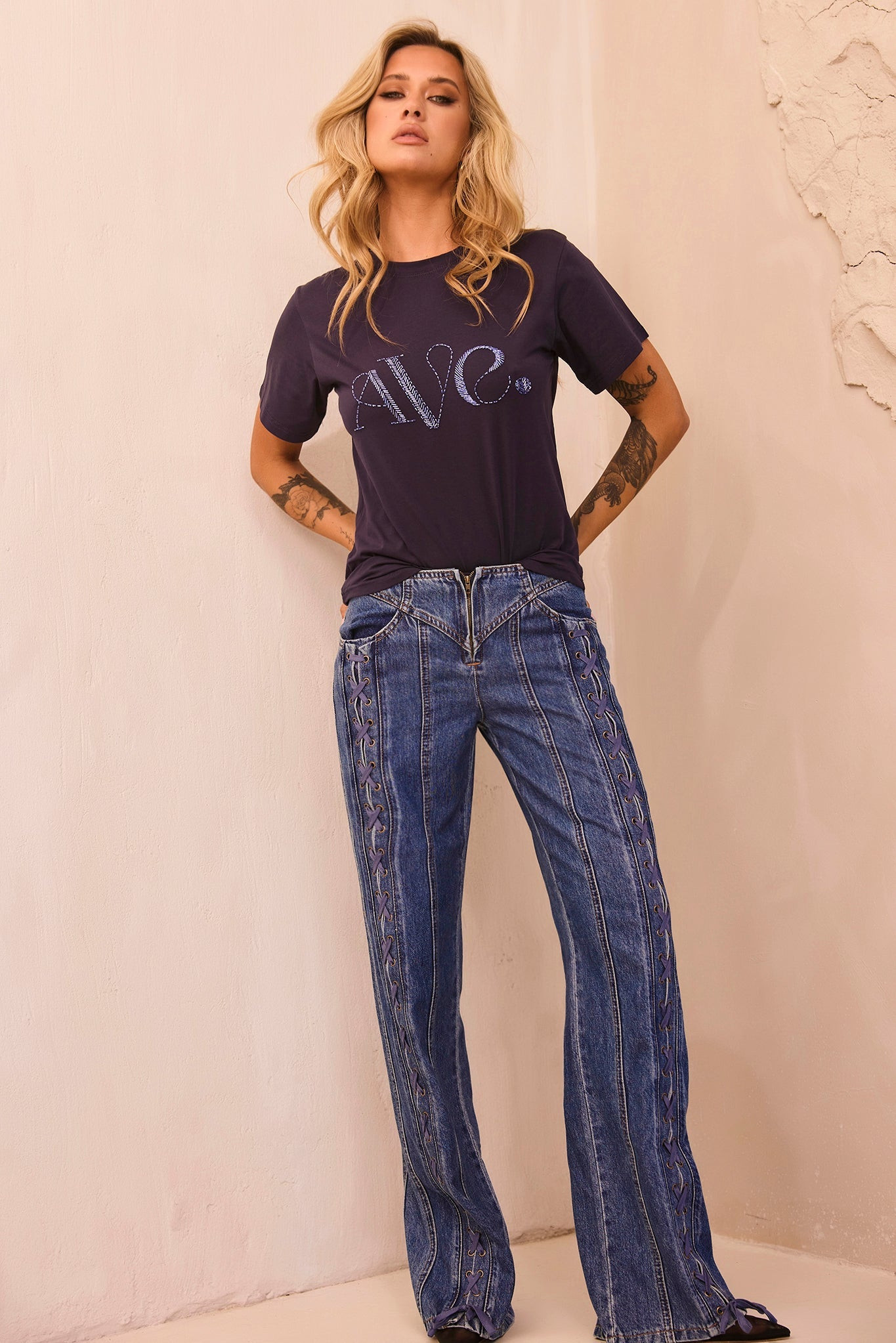 Sylvie Jeans - Denim Blue | Sage and Paige AUS.