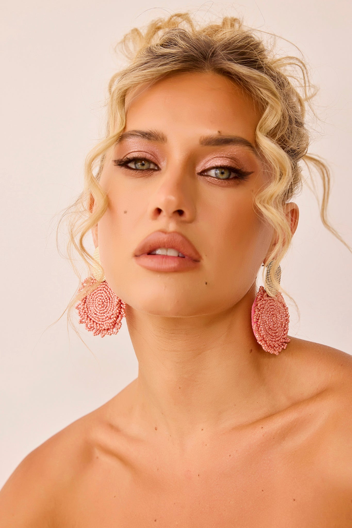 Sand Bound Earrings - Pink | Sage and Paige AUS.
