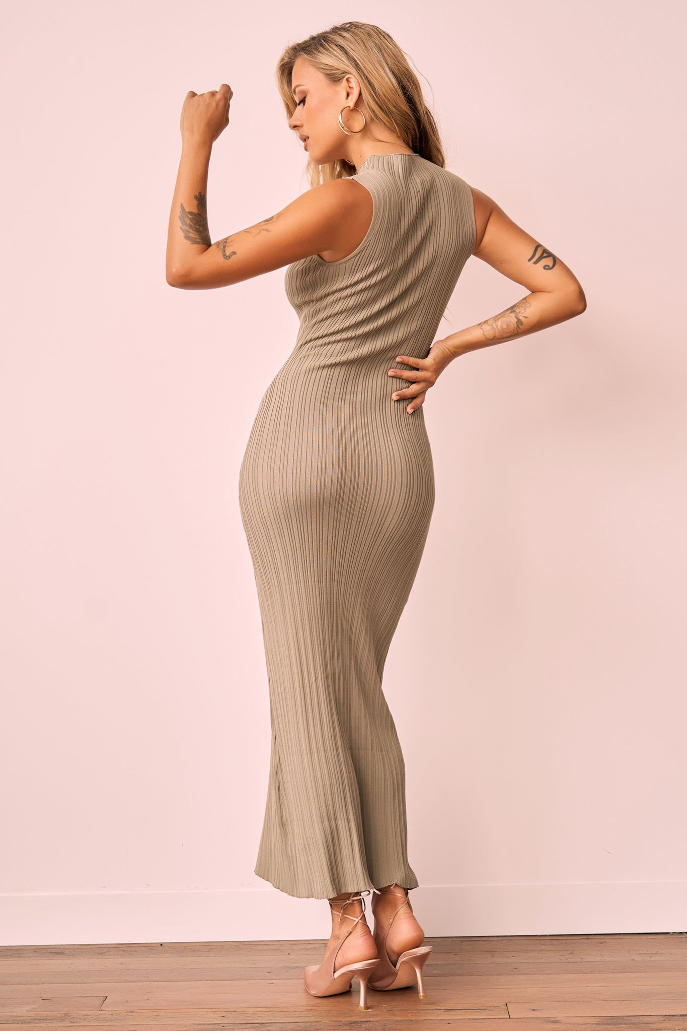 Significant Others Knit Midi Dress - Sage | Sage and Paige AUS.