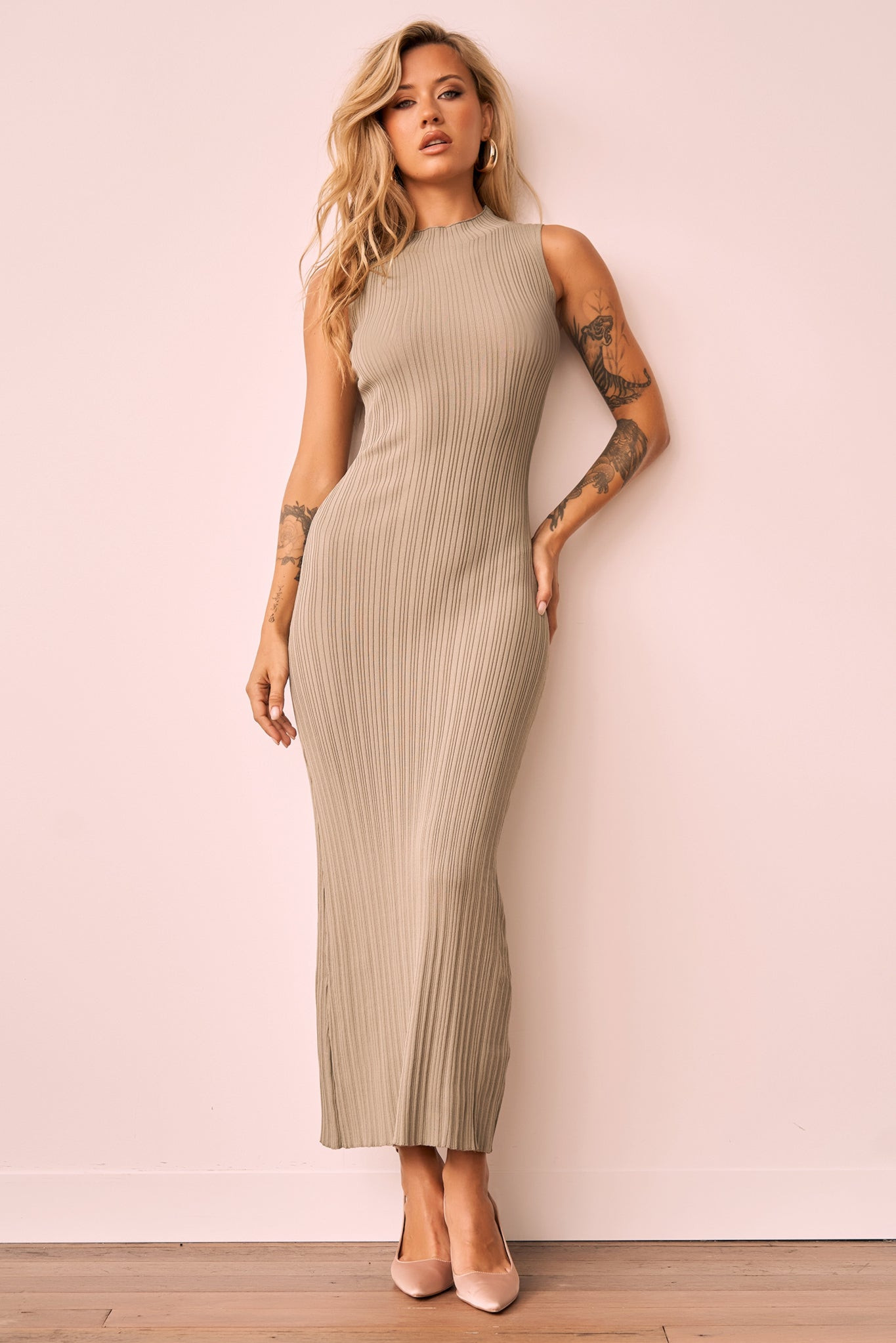 Significant Others Knit Midi Dress - Sage | Sage and Paige AUS.
