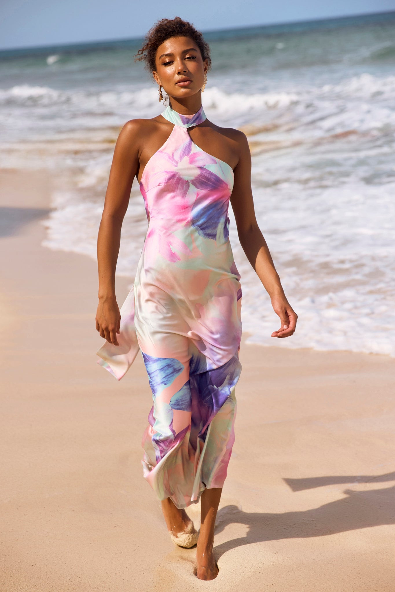 On The Dance Floor Maxi Dress - Purple Multi | Sage and Paige AUS.