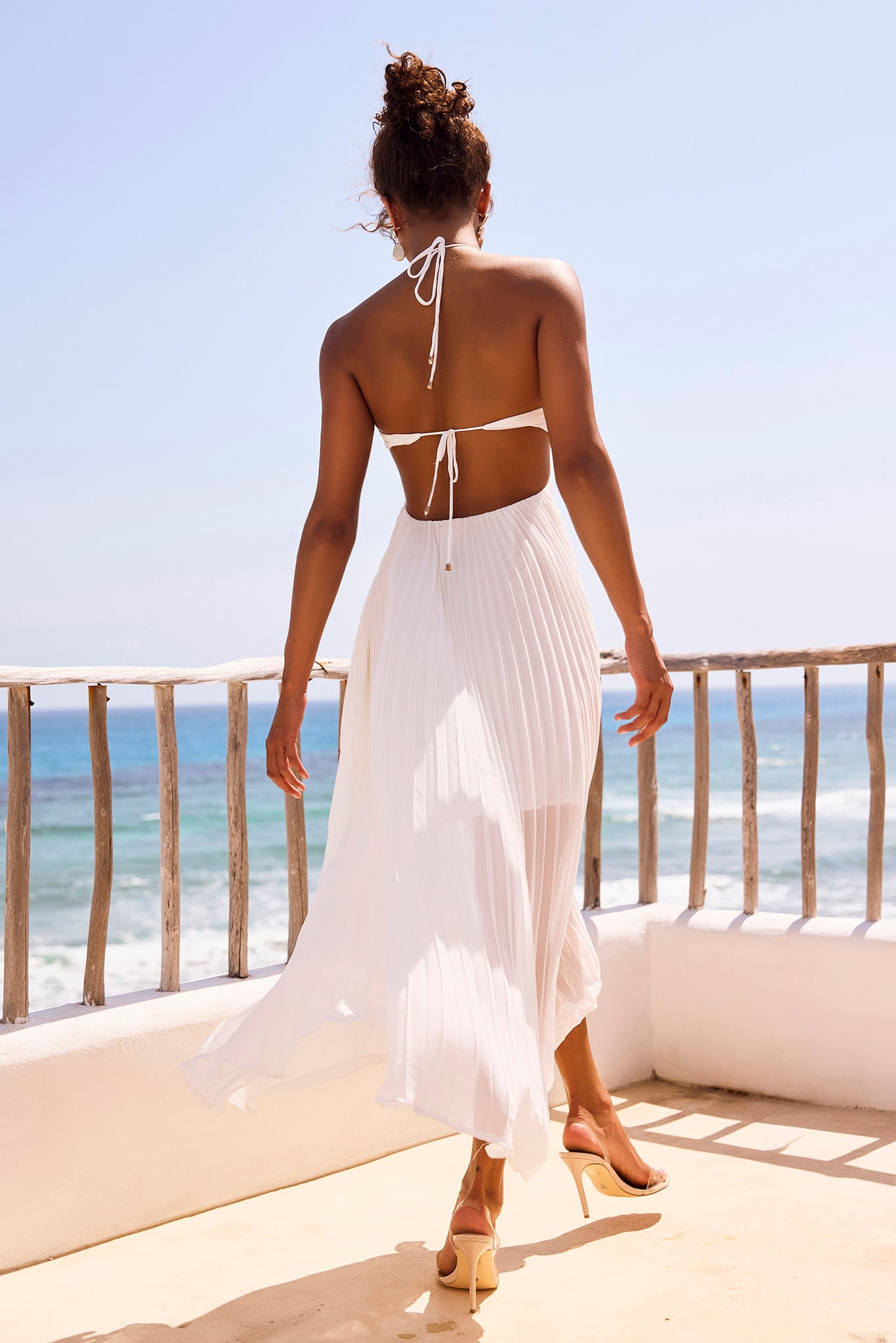 Martini Maxi Dress - White | Sage and Paige AUS.