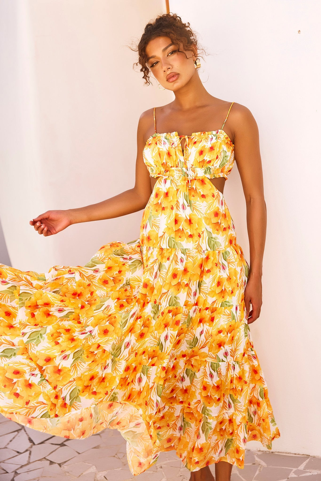 Forever Yours Maxi Dress - Yellow | Sage and Paige AUS.