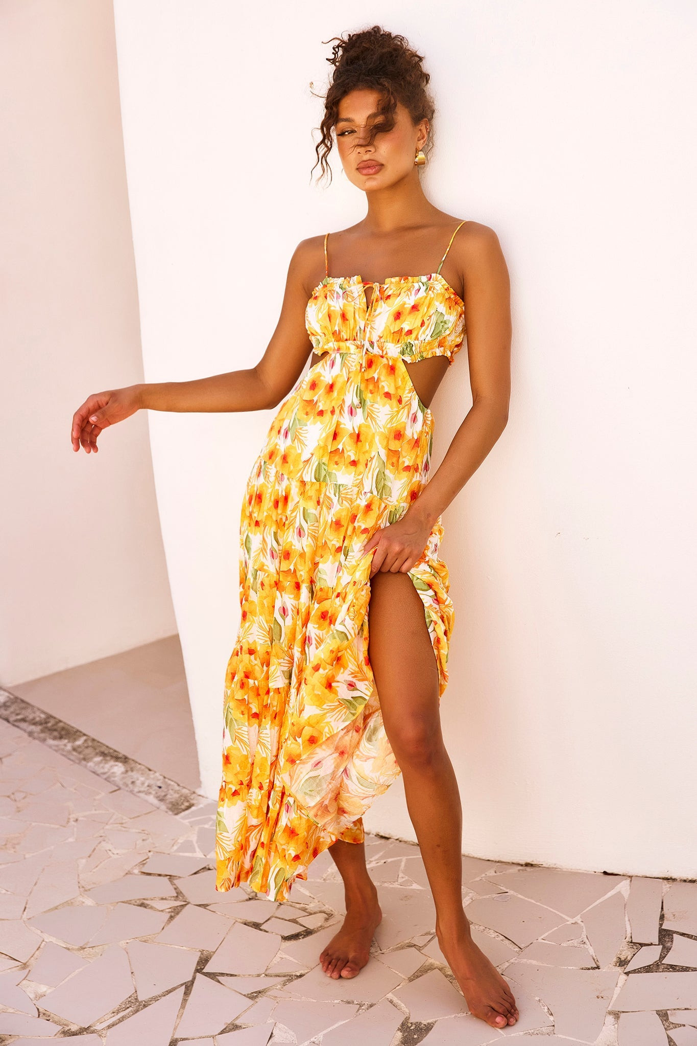 Forever Yours Maxi Dress - Yellow | Sage and Paige AUS.