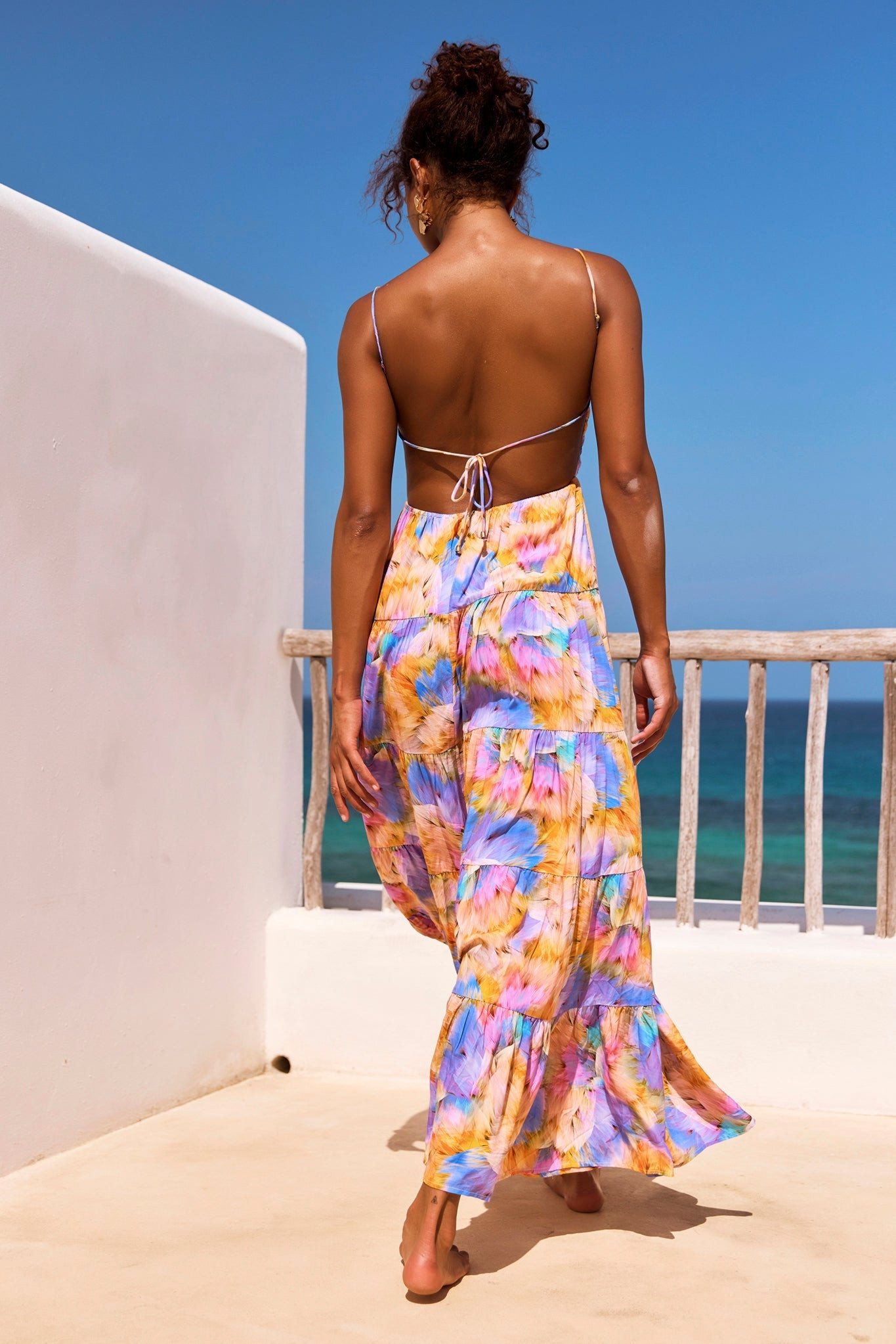 Magic Lifestyle Maxi Dress - Purple Multi | Sage and Paige AUS.