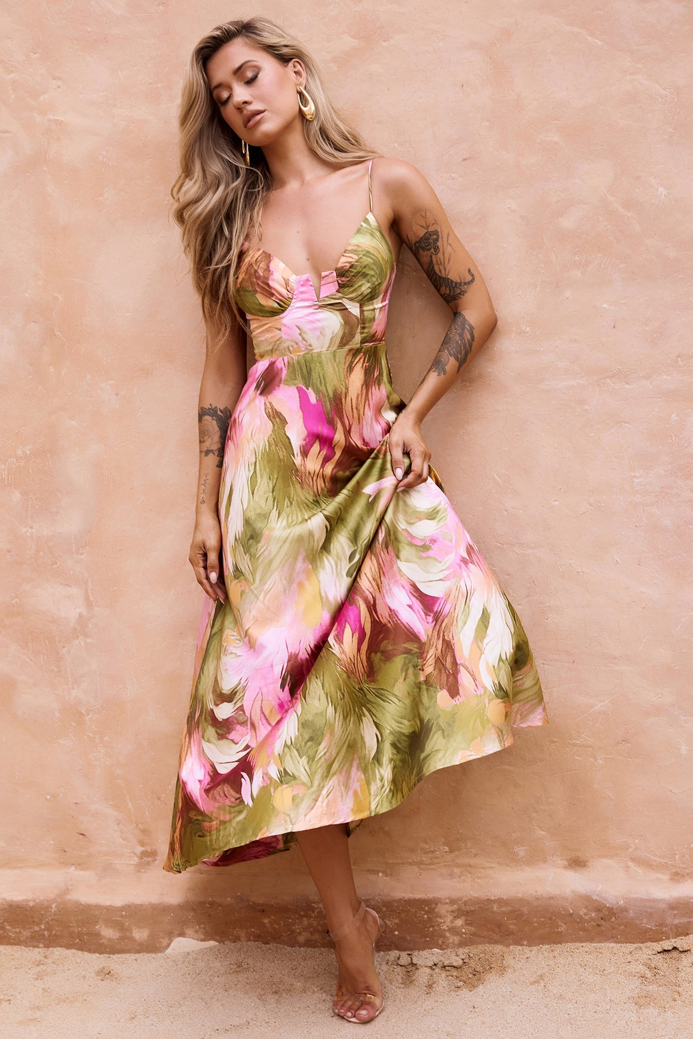 Send Love Maxi Dress - Purple Multi | Sage and Paige AUS.