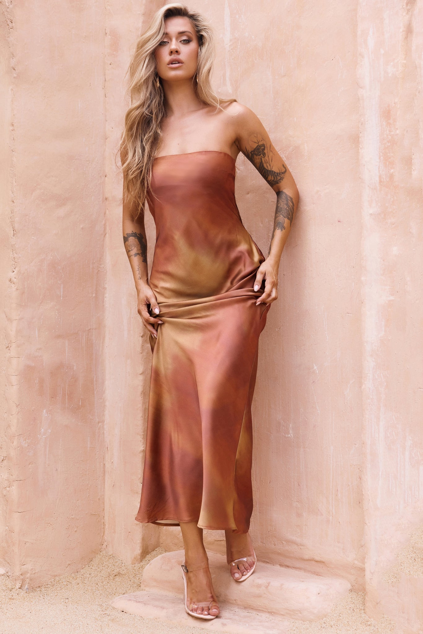 Eye Candy Maxi Dress - Copper | Sage and Paige AUS.
