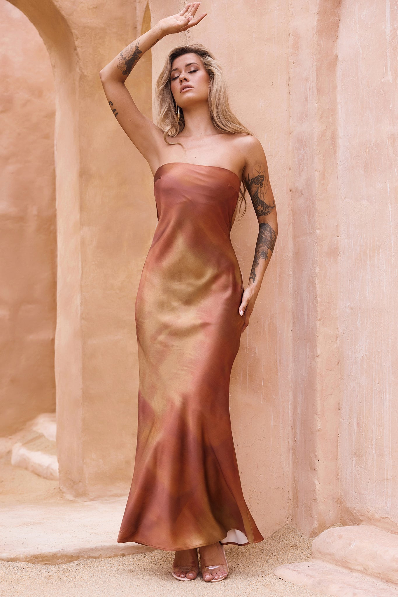 Eye Candy Maxi Dress - Copper | Sage and Paige AUS.