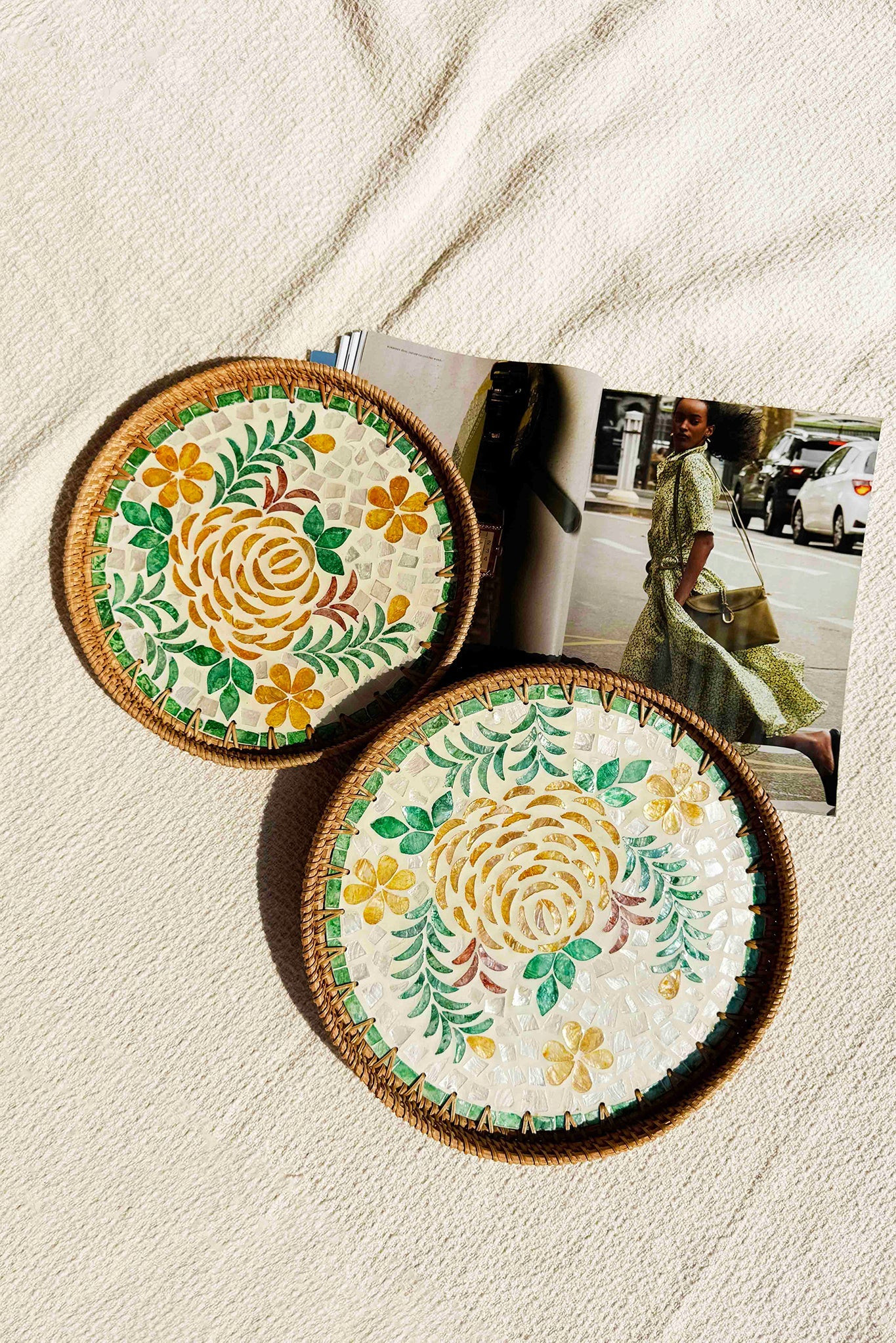 Olsen Tray Set - Yellow | Sage and Paige AUS.