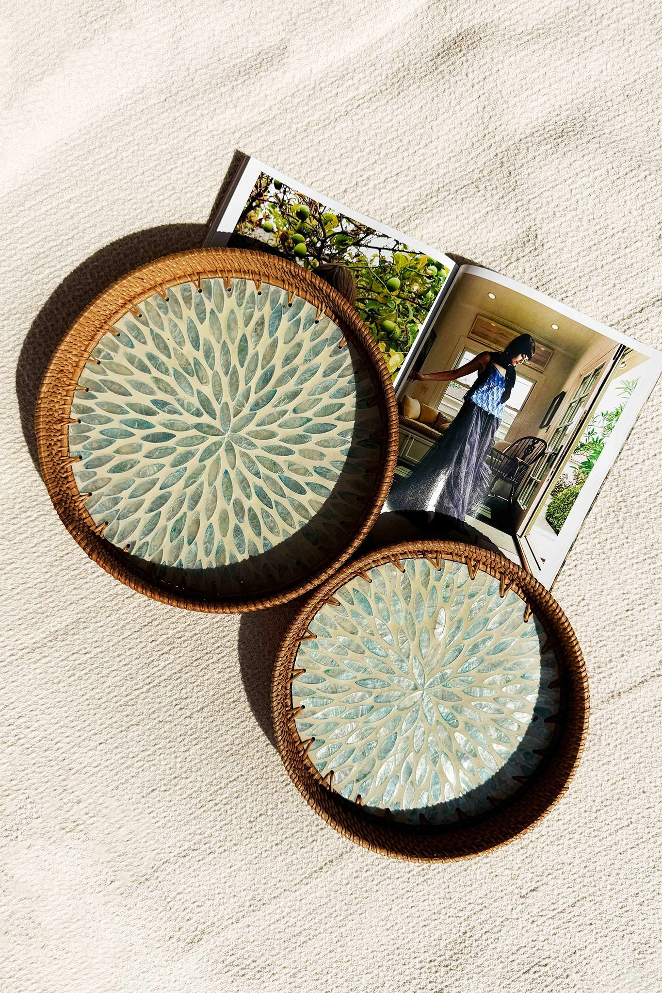 Jade Serenity Tray Set - Aqua | Sage and Paige AUS.