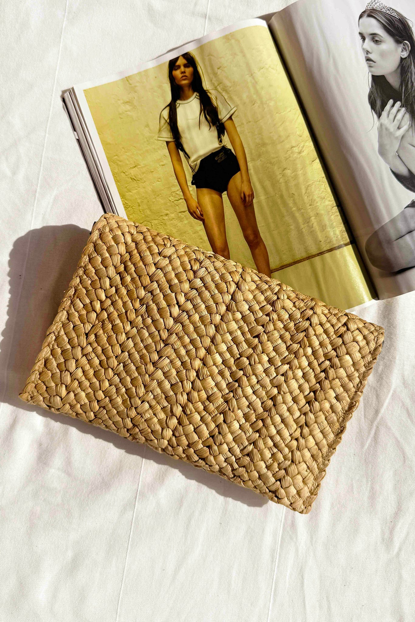 Rosy Horizon Clutch Bag - Beige | Sage and Paige AUS.