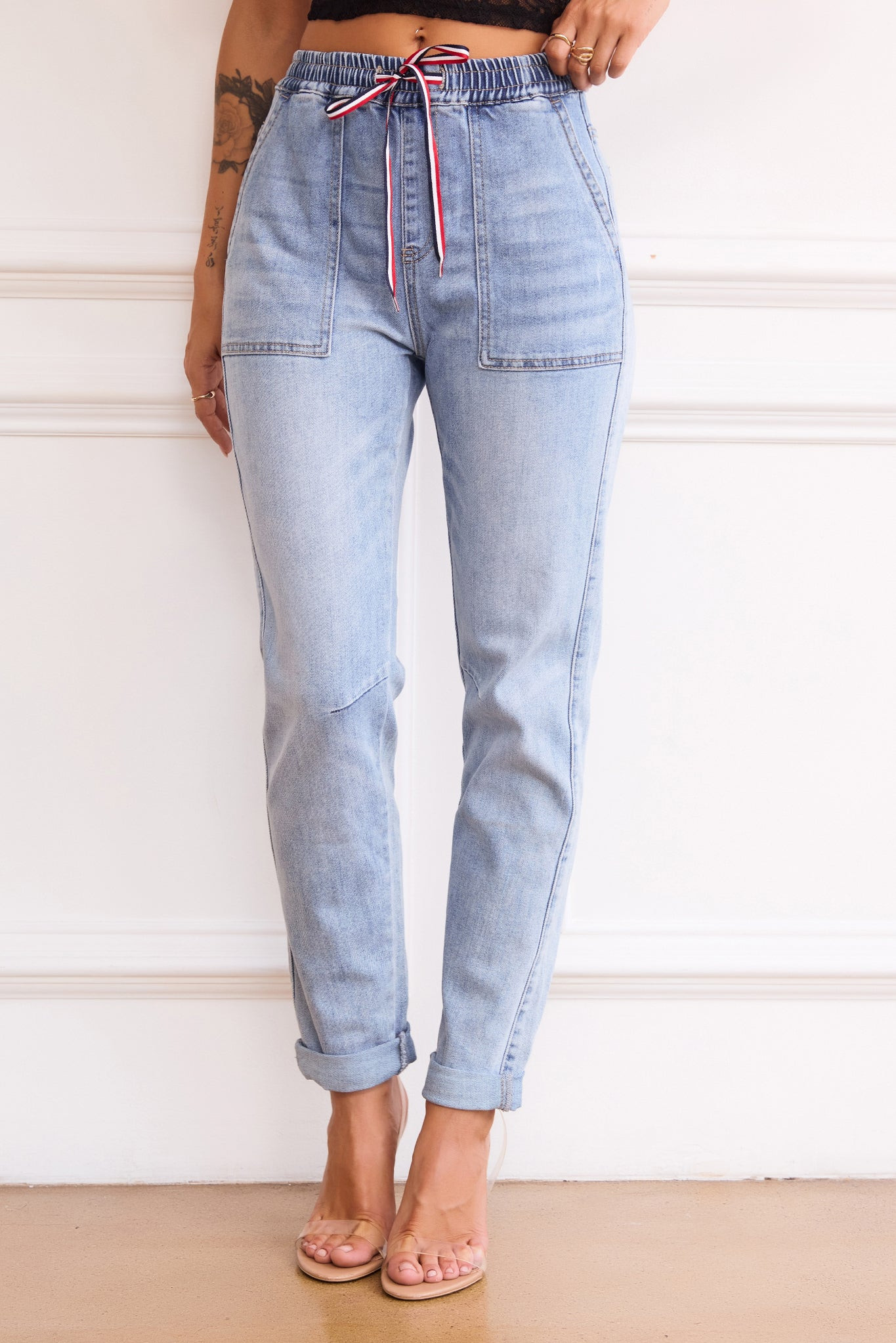 Pretty Lies Jeans - Blue | Sage and Paige AUS.