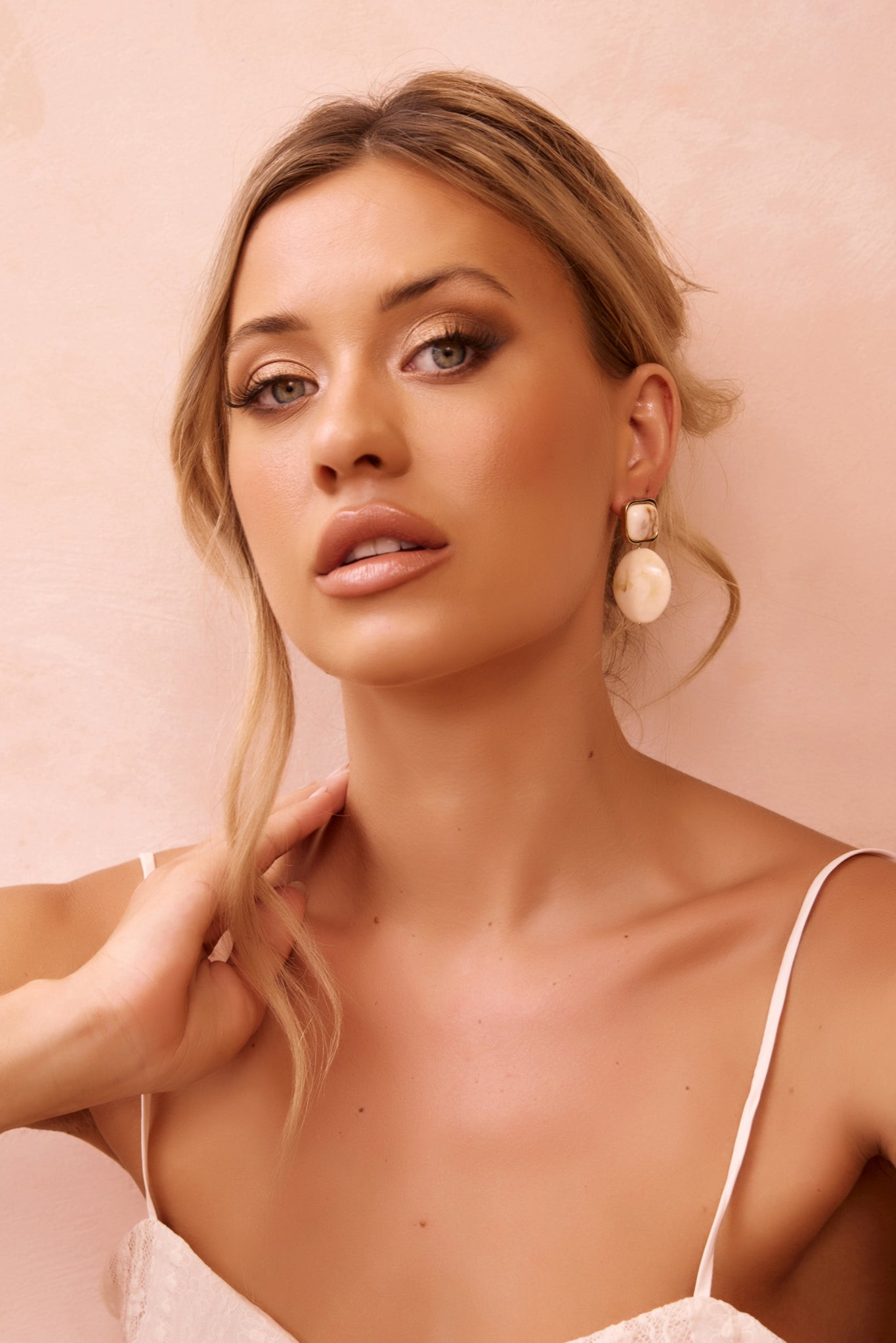 Chilled Cocktails Earrings - Beige | Sage and Paige AUS.