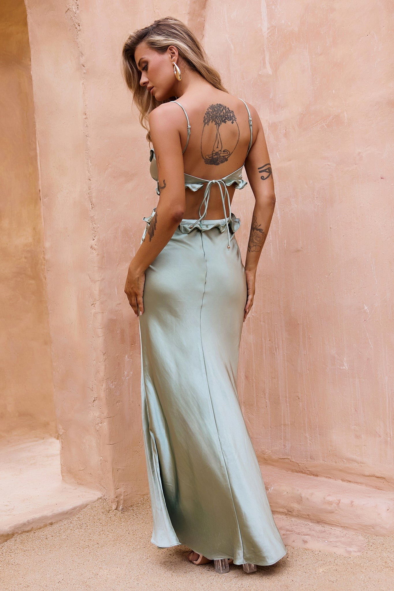 In Her Eyes Maxi Dress - Sage | Sage and Paige AUS.