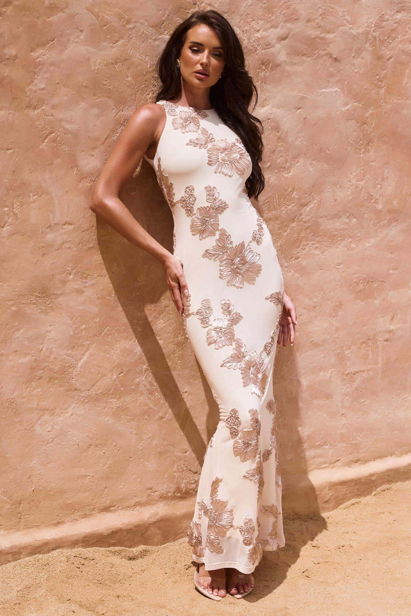 Siren Maxi Dress - Ivory | Sage and Paige AUS.