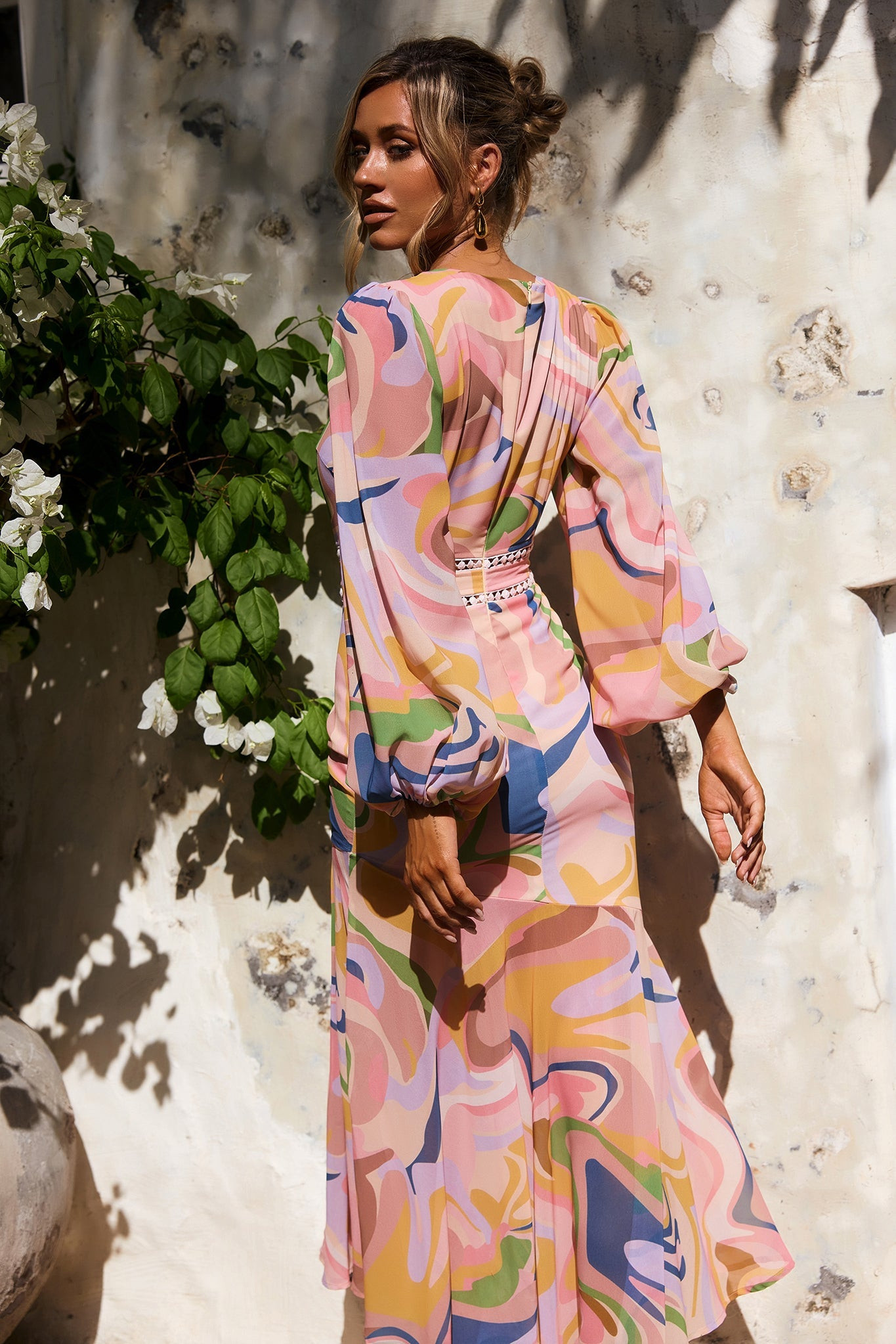 Sunflare Maxi Dress - Pink Multi