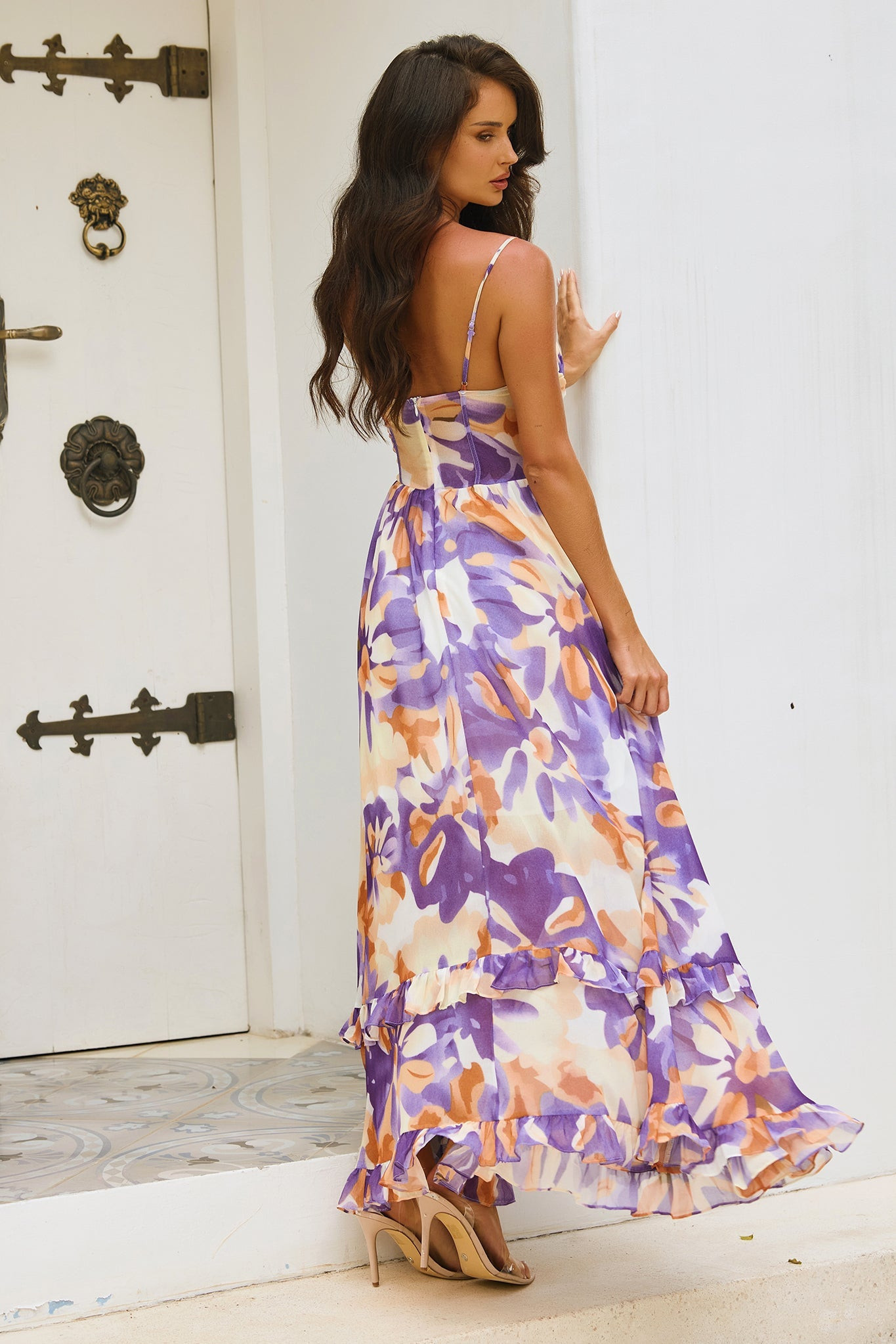 Nightcap Maxi Dress - Purple Multi