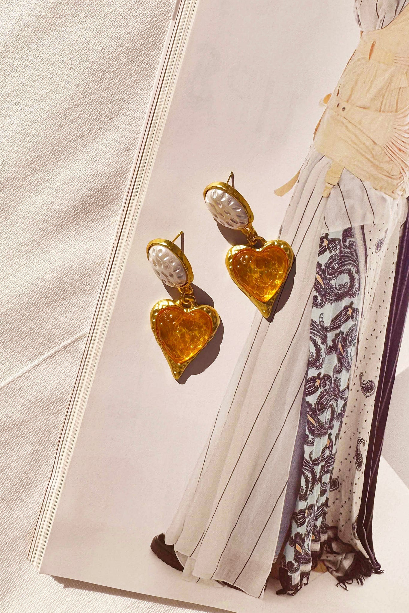 Monaco Sun Earrings - Yellow