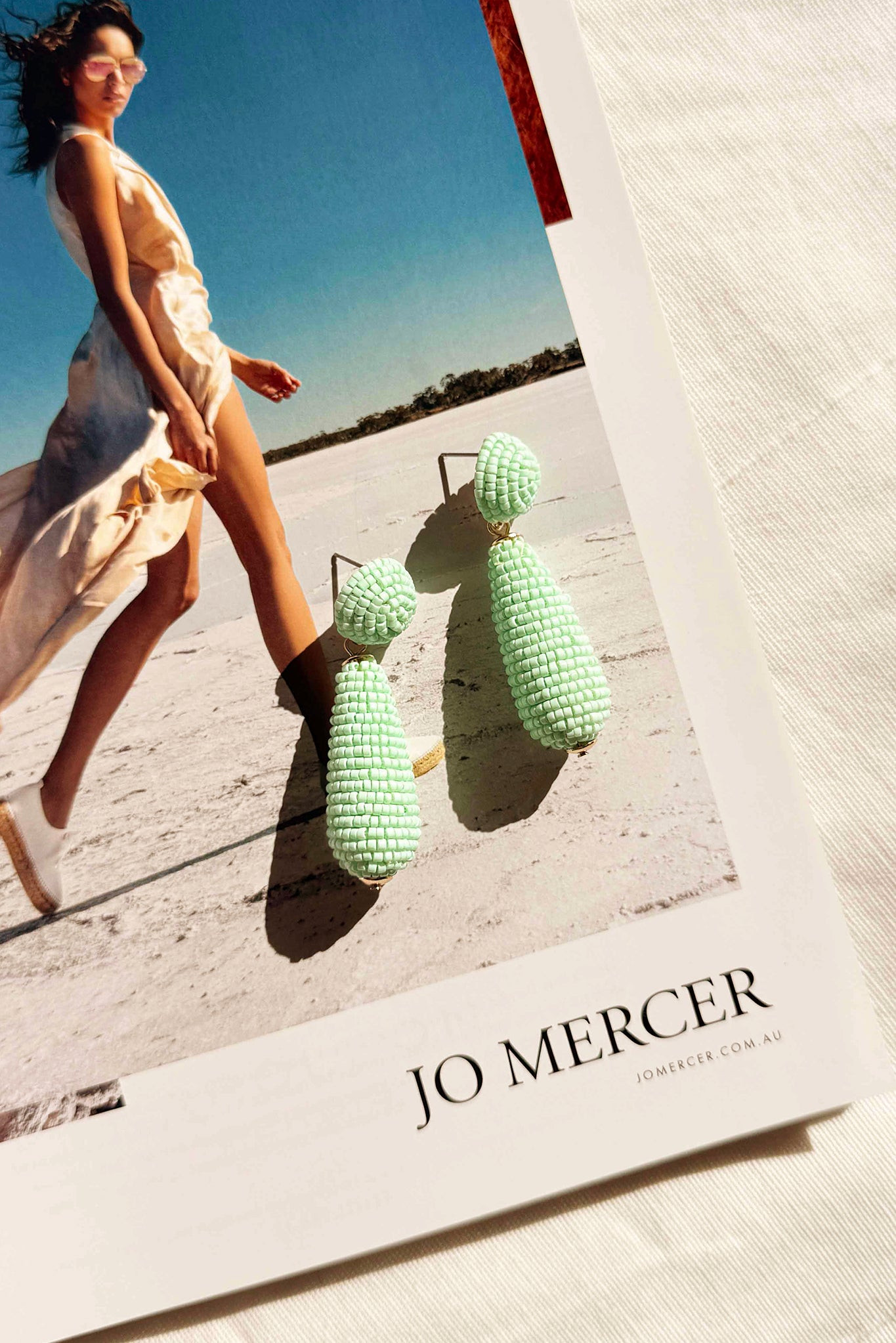 Solea Drop Earrings - Mint