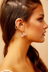 Ayaka Earrings - Rose Pink | Sage and Paige AUS. Ayaka Earrings - Rose Pink | Sage and Paige AUS.