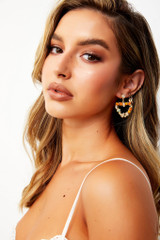 The Moment I Knew Earrings - Orange | Sage and Paige AUS.