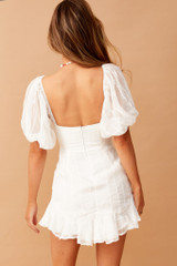On My Mind Mini Dress - White | Sage and Paige AUS.