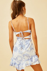 Florida Mini Dress - Blue | Sage and Paige AUS.