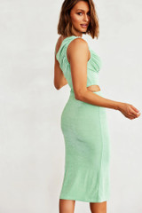 Distant Paradise Midi Dress - Pistachio | Sage and Paige AUS.