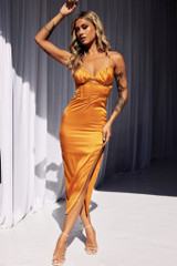 Tripping Midi Dress - Copper | Sage and Paige AUS.