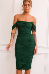 Main Character Midi Dress - Forest Green