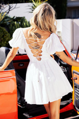 Melanie Mini Dress - White Melanie Mini Dress - White