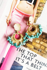 Abigail Earrings - Turquoise | Sage and Paige AUS.