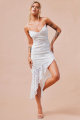 Living My Truth Midi Dress - White | Sage and Paige AUS. Living My Truth Midi Dress - White | Sage and Paige AUS.