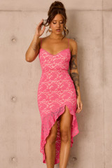 Living My Truth Midi Dress - Pink Living My Truth Midi Dress - Pink