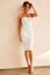 Styling Melody Lace Midi Dress - White | Sage and Paige AUS. Styling Melody Lace Midi Dress - White | Sage and Paige AUS.