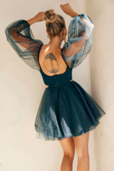 Saint Malo Mini Dress - Forest Green | Sage and Paige AUS.