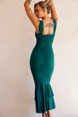 Eternal Muse Maxi Dress - Forest Green | Sage and Paige AUS.