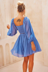 Like Honey Mini Dress - Blue | Sage and Paige AUS.